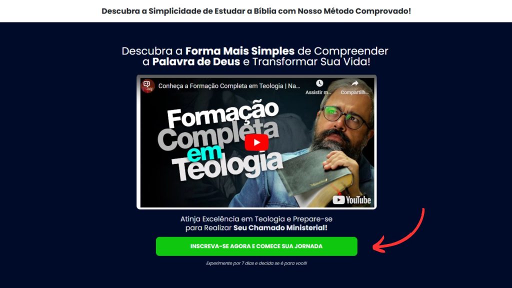Curso de Teologia Online Se inscreva no Curso de Teologia Online